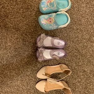 Size 6 Crocs plus two more